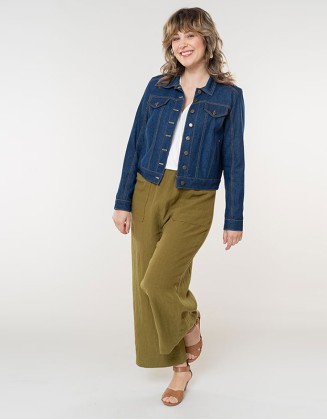 Jeans manteau pantalons français luxe simplicité